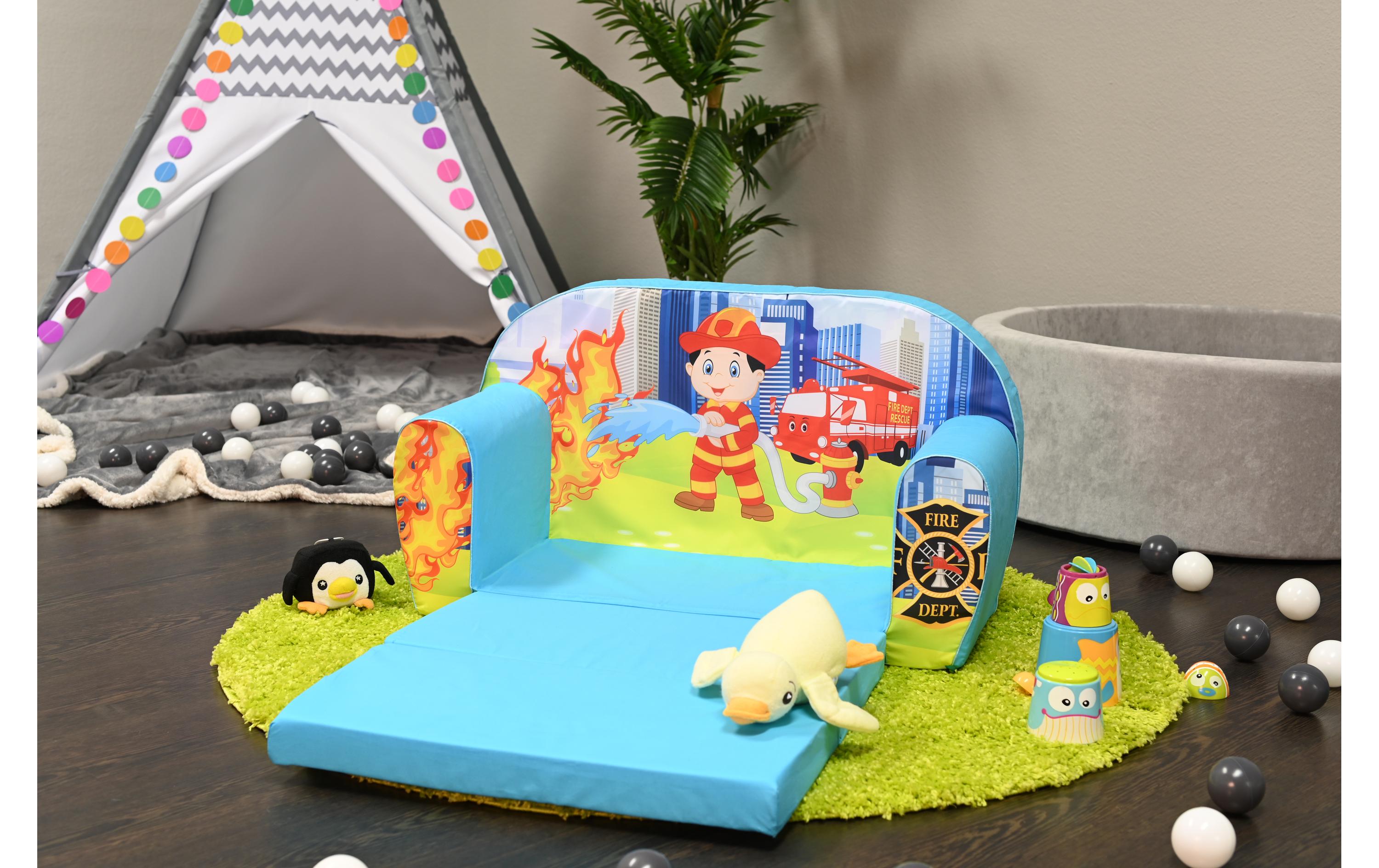 Kindersofa FeuerwehrKlappsofa