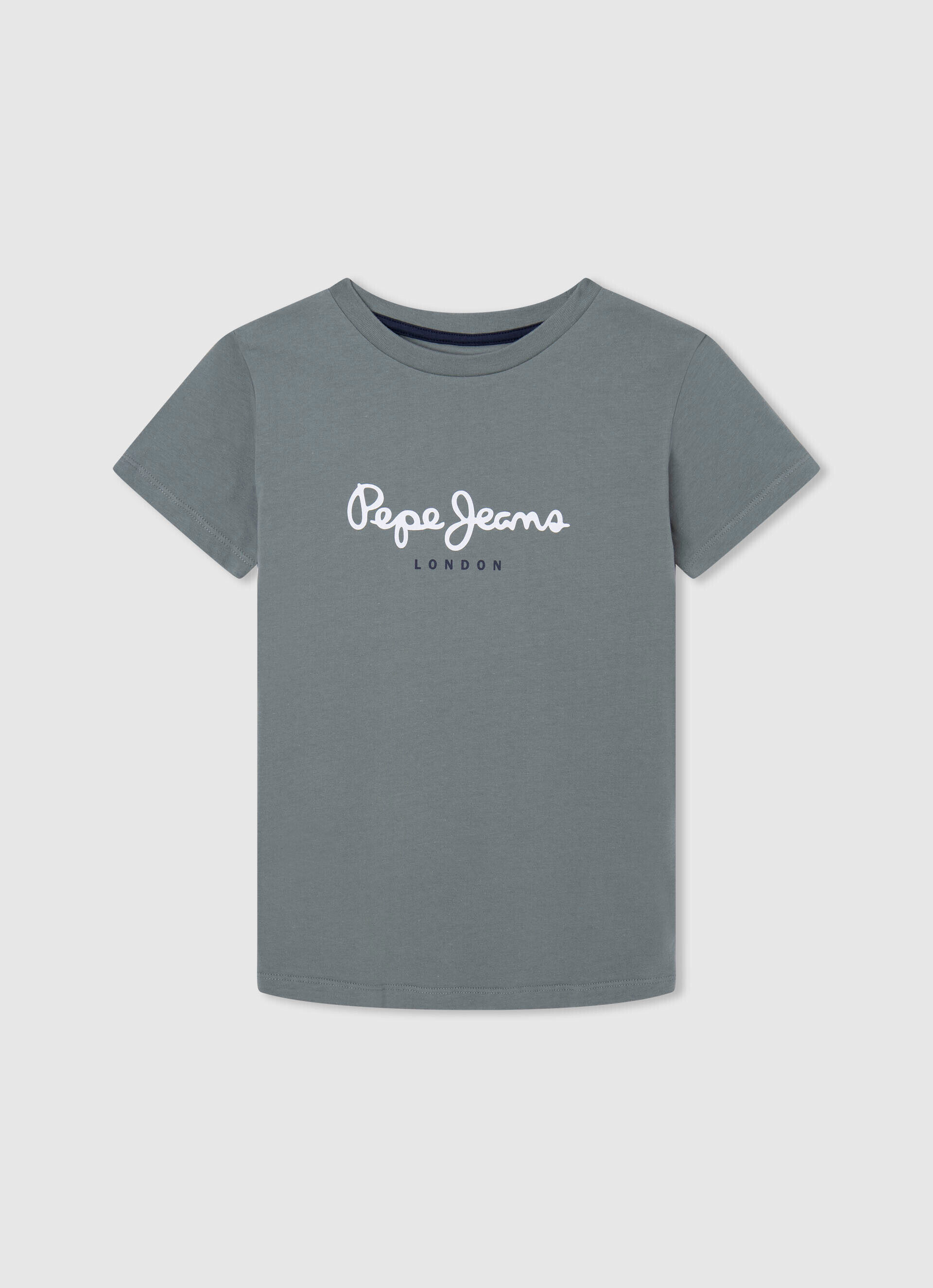 CAMISETA DE ALGODÃO COM LOGOTIPO ESTAMPADO - casting