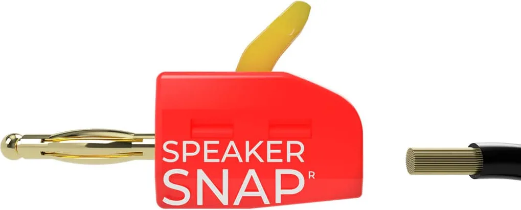 Speaker Snap Fiches bananes Auto (lot de 4) Fiches bananes et fourches