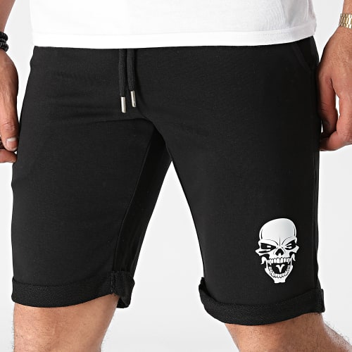 Short Jogging Skull Noir Blanc