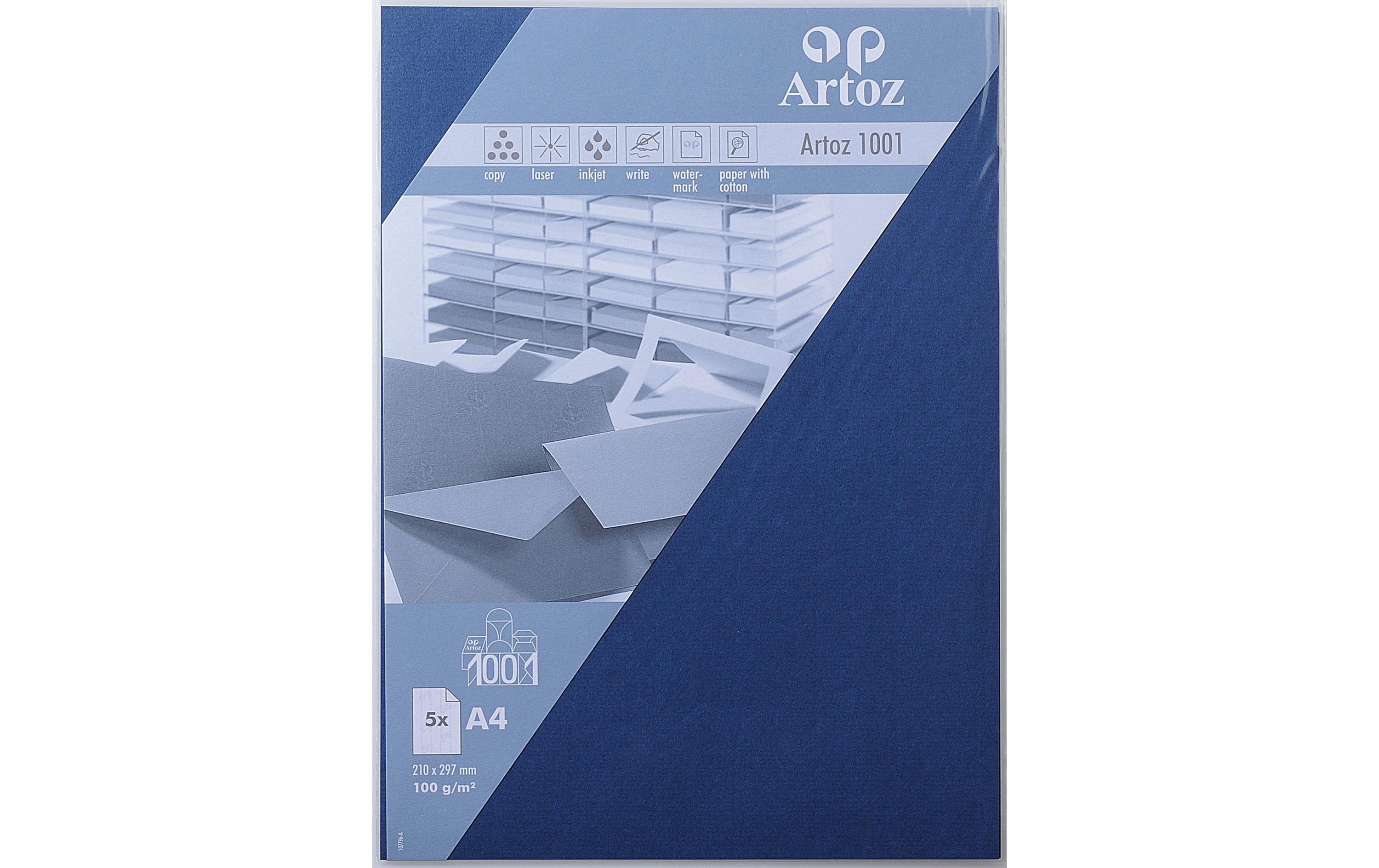 Schreibpapier 1001 A4 100 g/m² 5 Blatt, Classic BlueDesignpapier