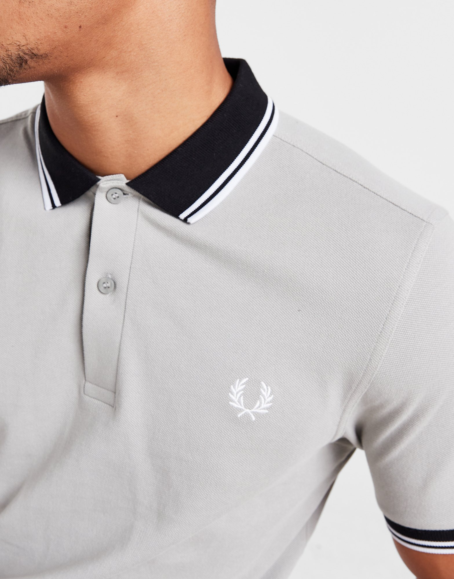 Fred Perry Polo Col Contrasté Homme