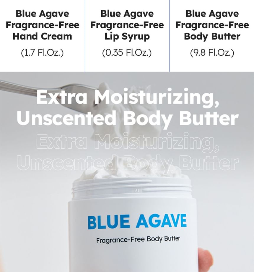 skybottle - Blauwe Agave Geurvrije Body Butter