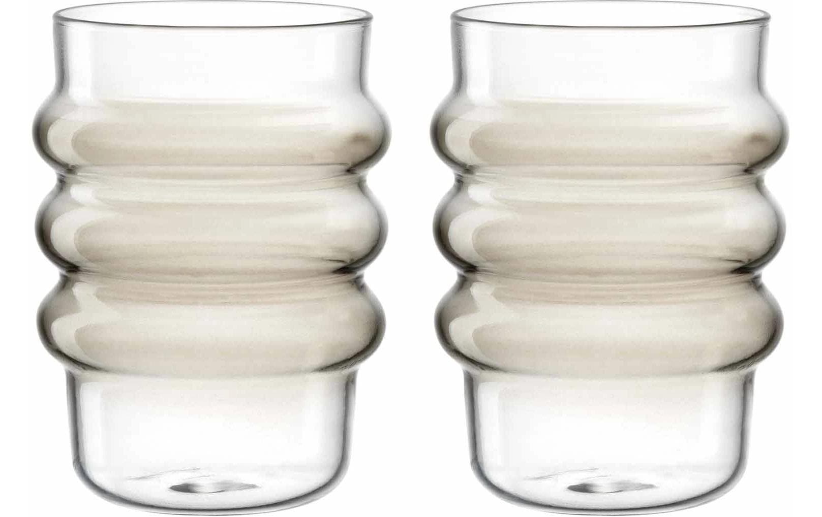 Trinkglas Sole 440 ml, 2 Stück, TaupeTrinkgläser Set
