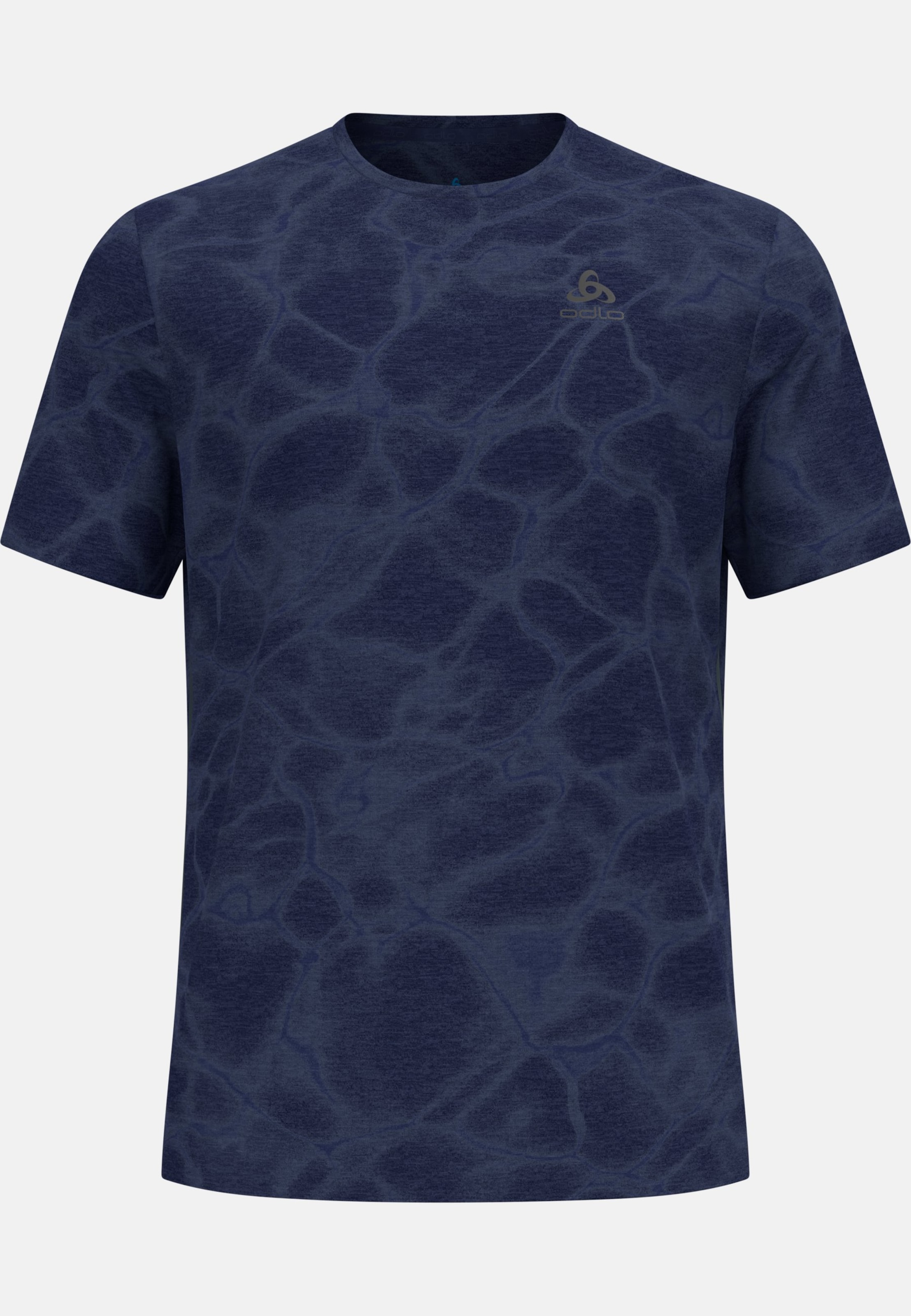 Zeroweight Engineered Chill-Tec Laufshirt in eclipse melange