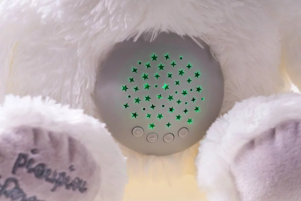 PELUCHE GASTON MON OURSON MUSICAL PROJECTEUR D'ETOILES