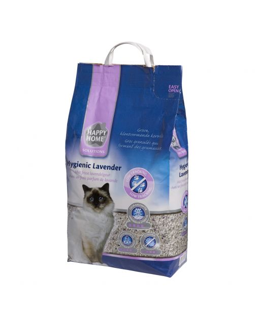Happy Home Hygienic Lavender - Kattenbakvulling - 12 l