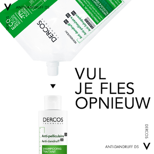 Vichy Dercos Anti Dandruff Shampoo Normal To Oily Hair Refill 500ML