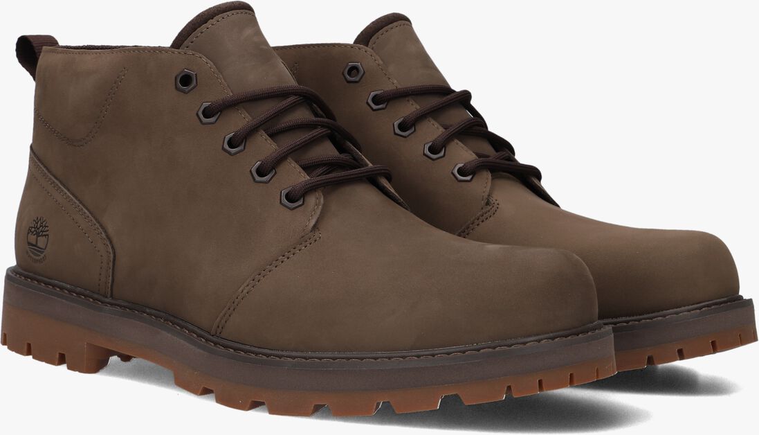 bruine timberland veterboots britton road mid lace up chukka