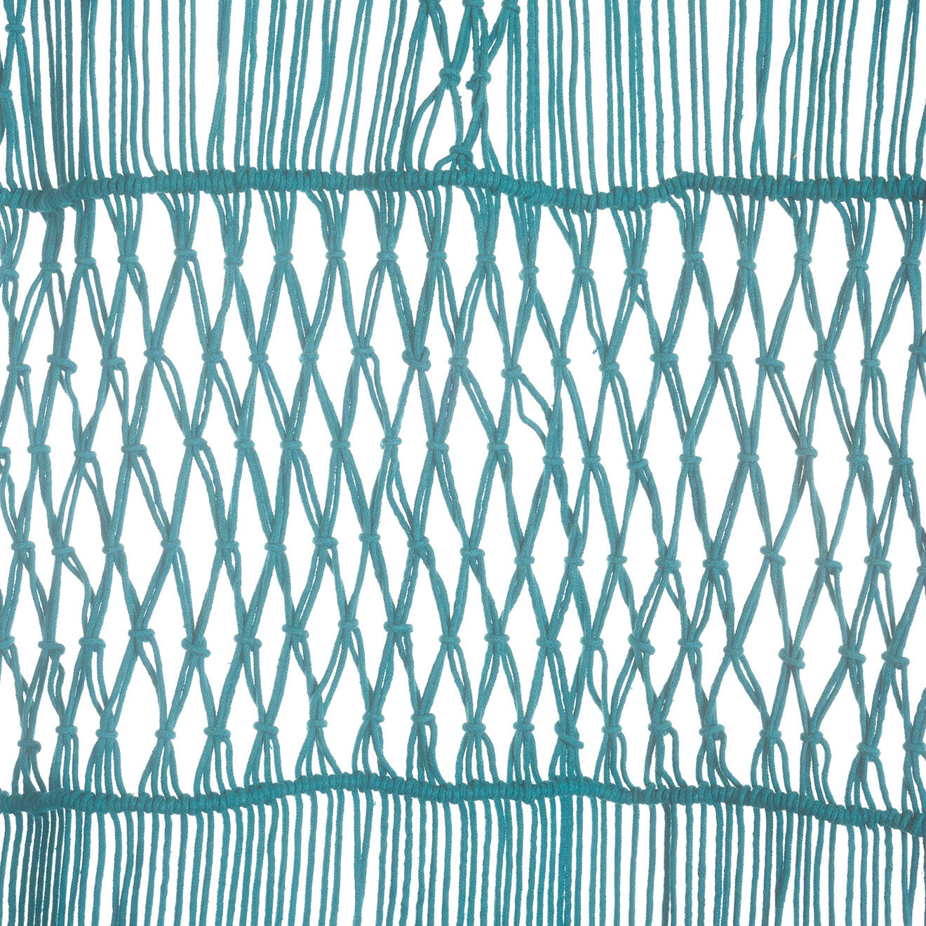 En Fil d'Indienne Rideau /portière en macramé Résille canard - 100x280 cm