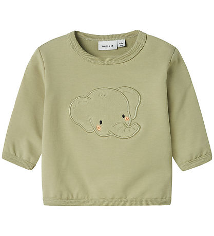 Name It Sweatshirt - NbmBidus - Tee m. Elefant