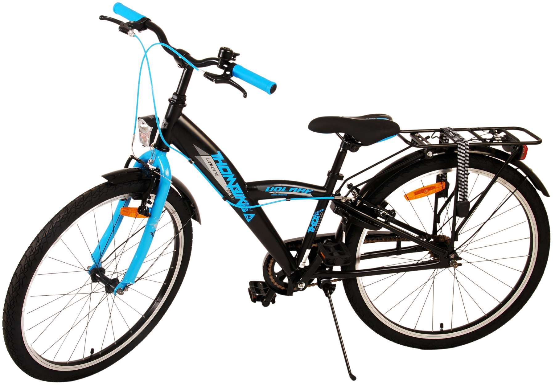 TPFSports Thombike Kinderfahrrad - Jungen - Rücktritt + Handbremse - 24 Zoll - Blau