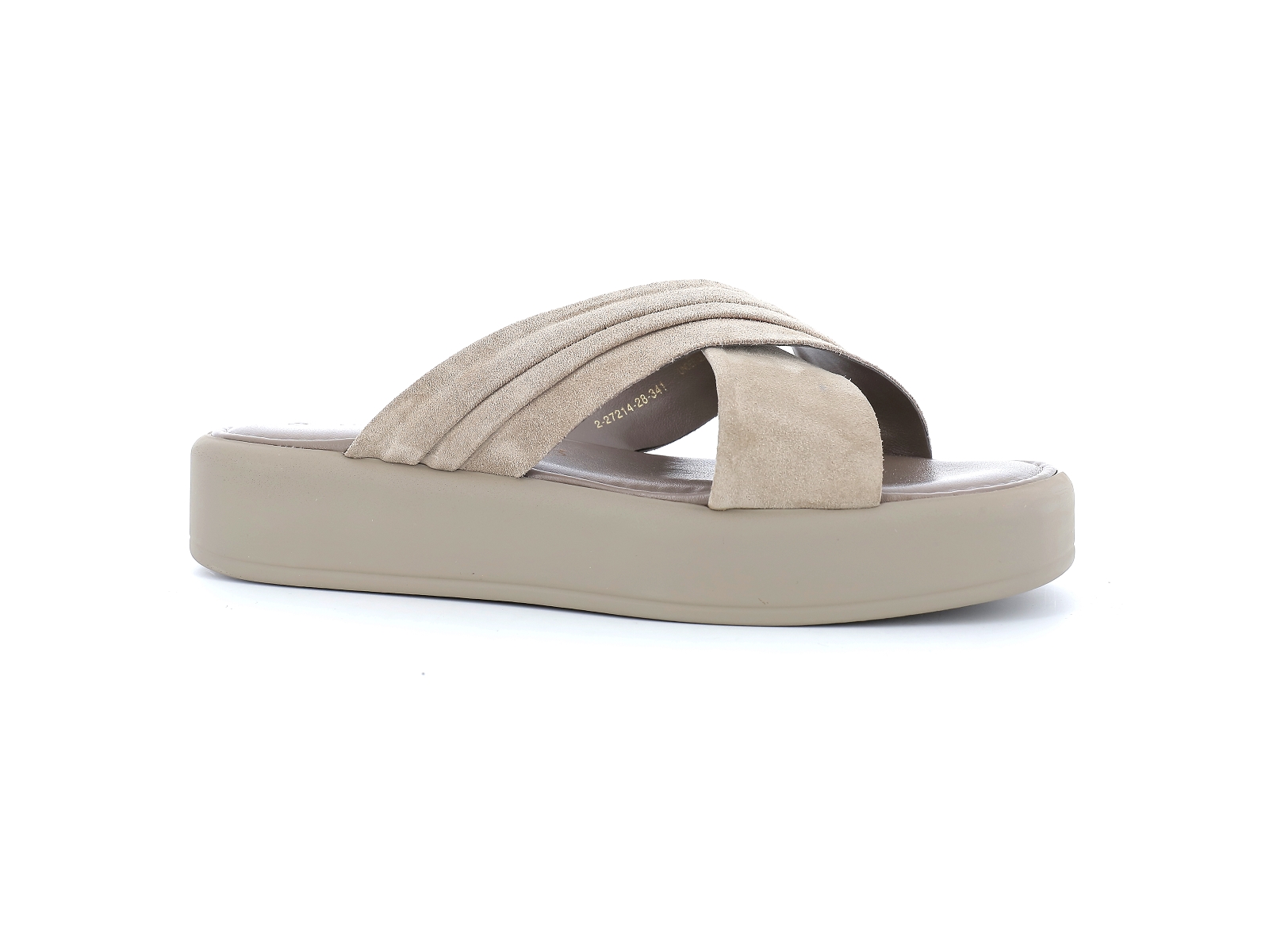 Marco tozzi-27214 Cuir Velours Taupe