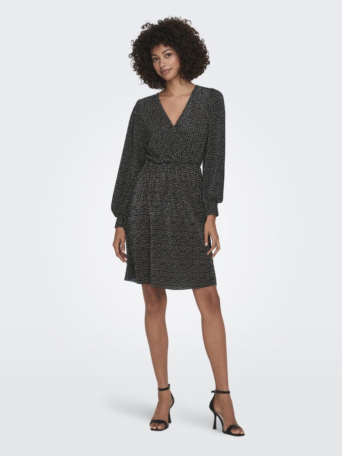 JDYVIA Kurzes Kleid Black