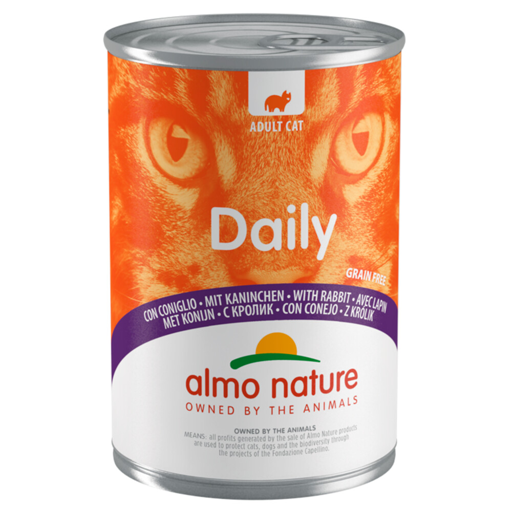 Almo Nature Daily Menu Kattenvoer Nat Blik Konijn400 gr
