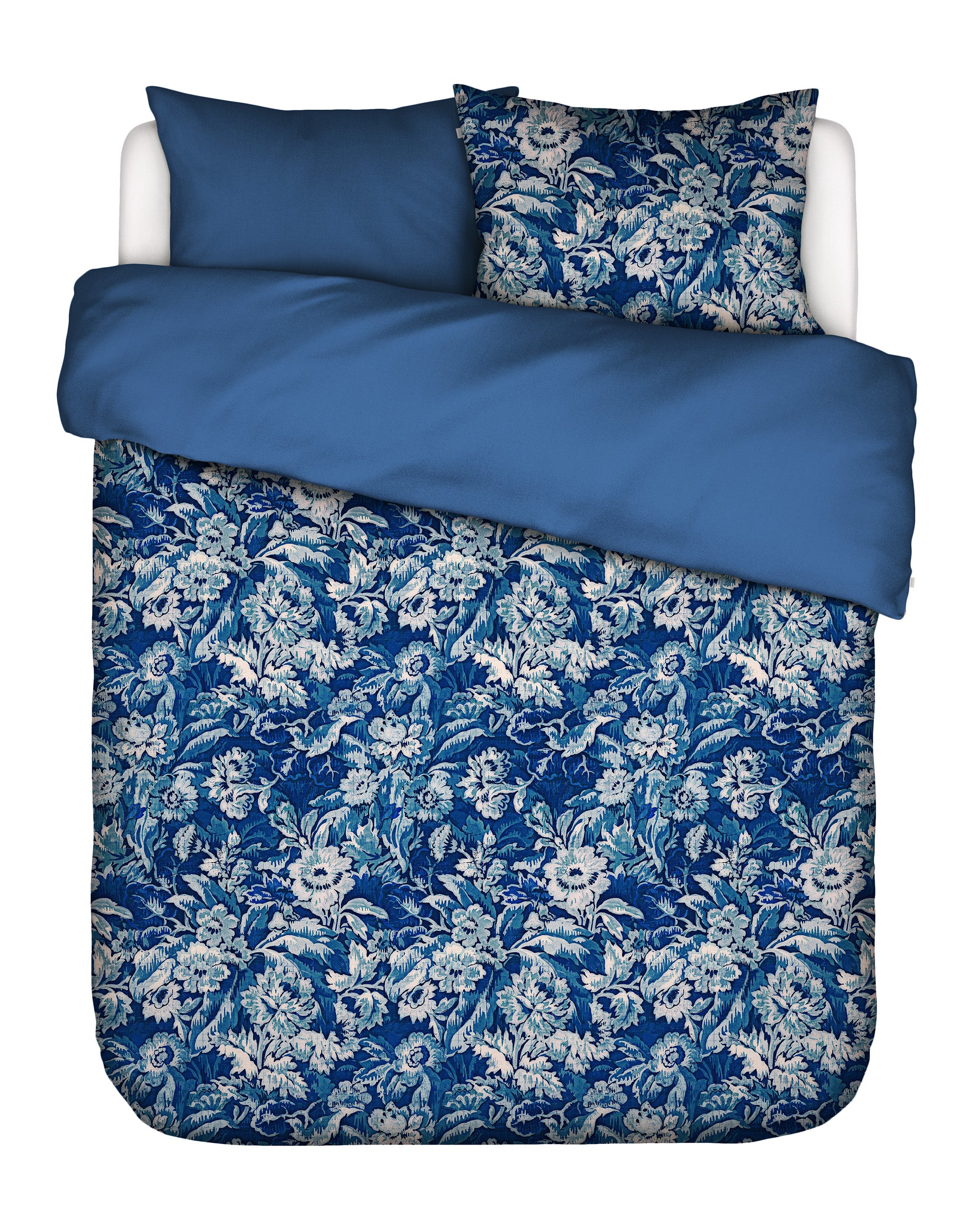 Essenza Yfke Dekbedovertrek 200 x 220 cm - Cobalt blue