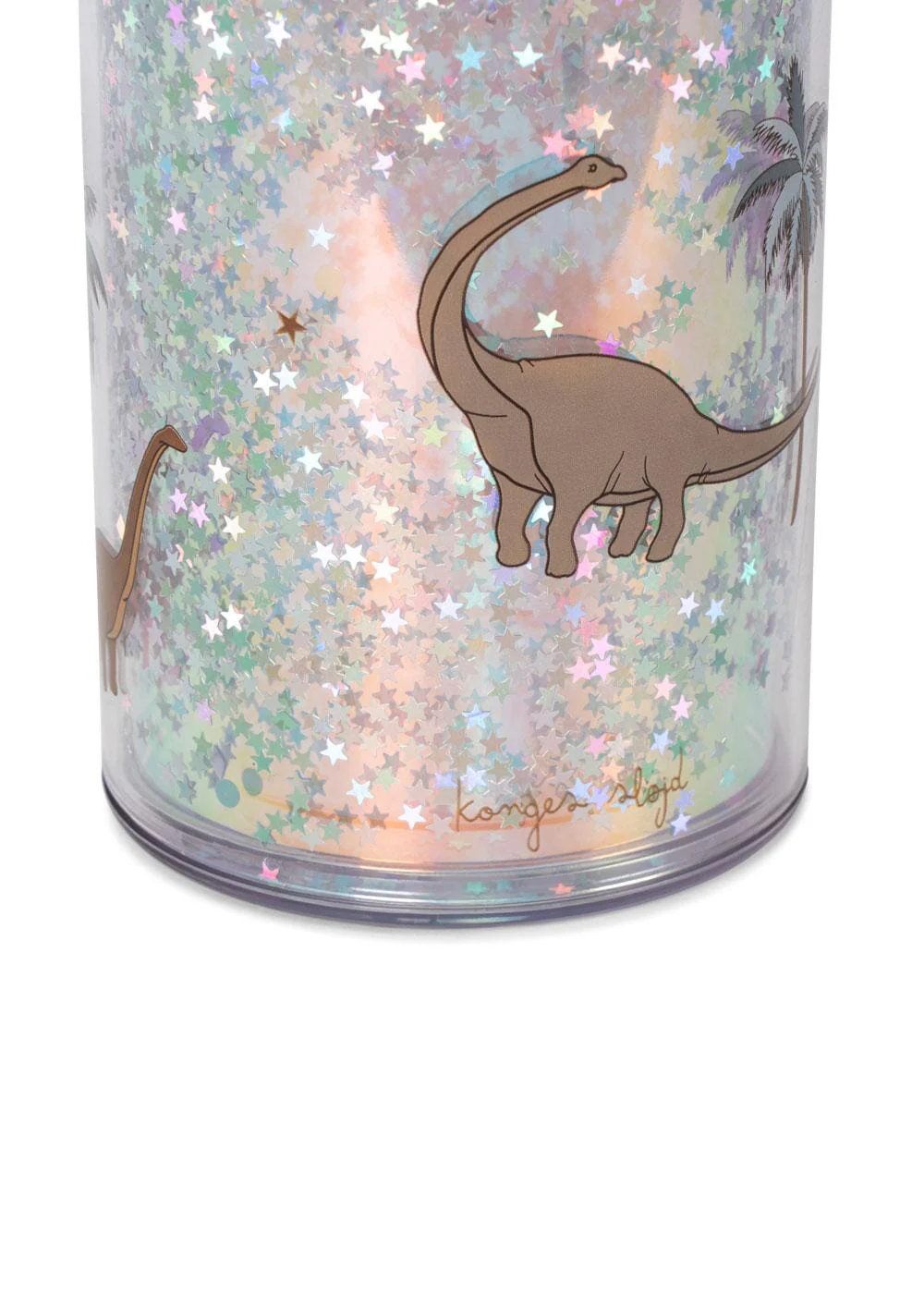 Konges Sløjd Glitter Bottle dino