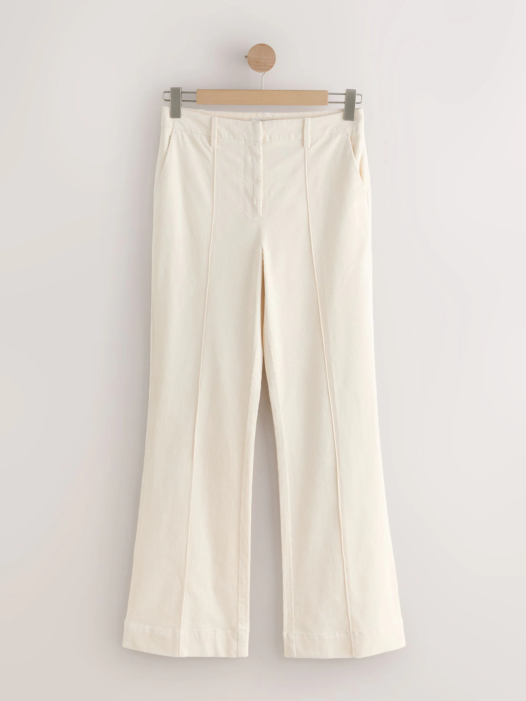 Ecru - N. Premium Cord Bootcut Broeken