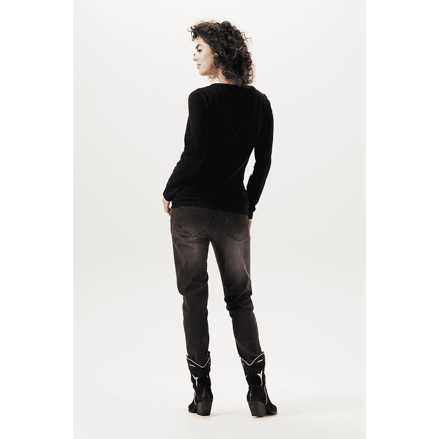 SUPERMOM Langarmshirt Cortez Black