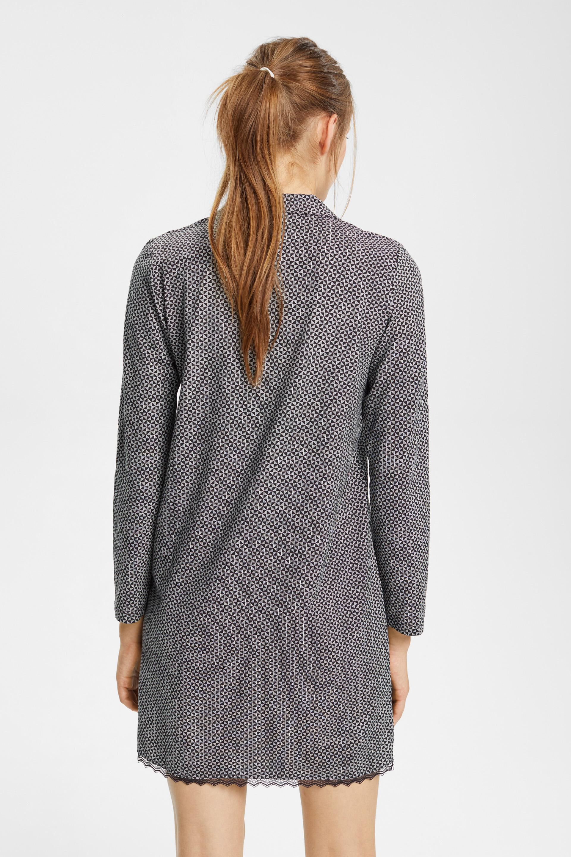 Chemise de nuit en jersey à imprimé