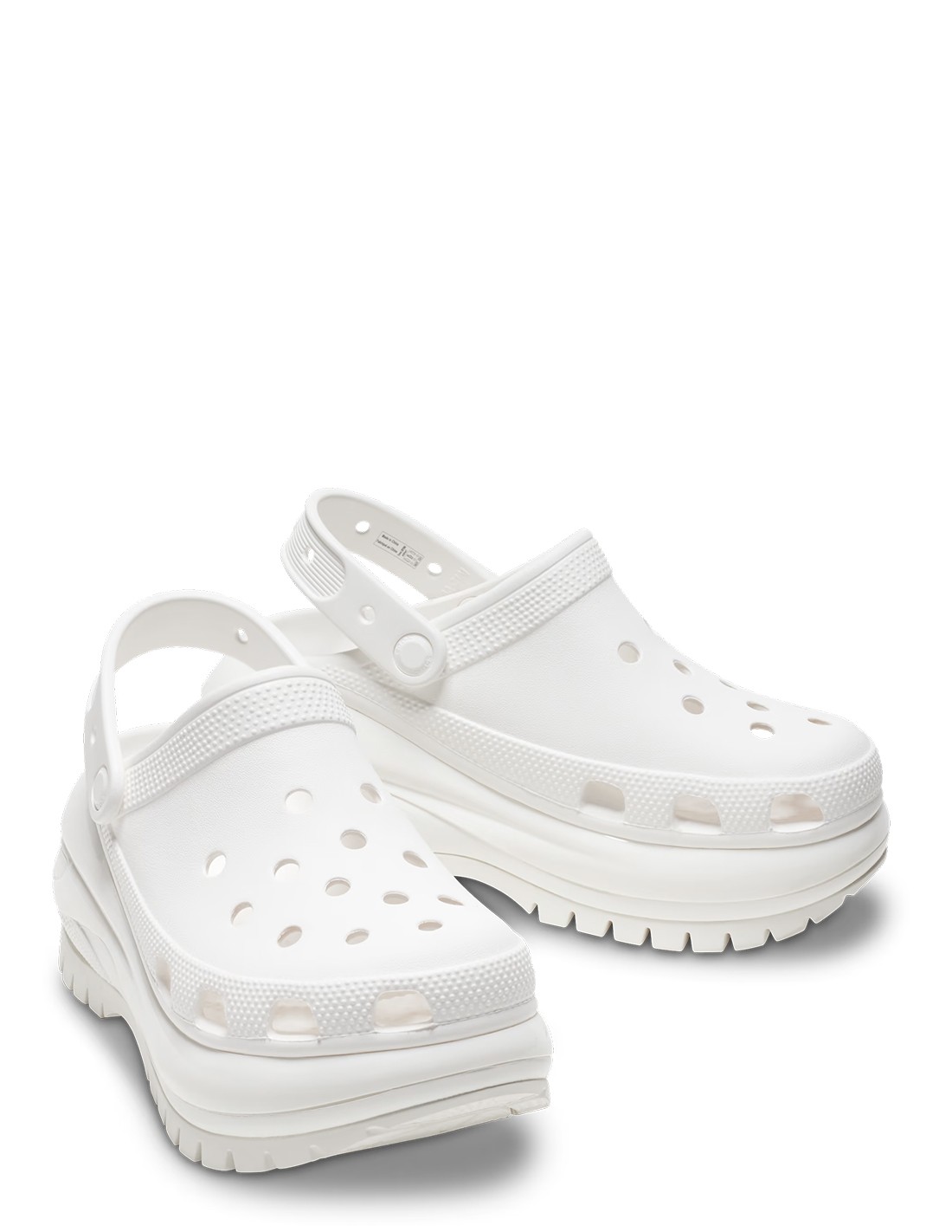 crocs sabots compensées femme classic mega crush clog