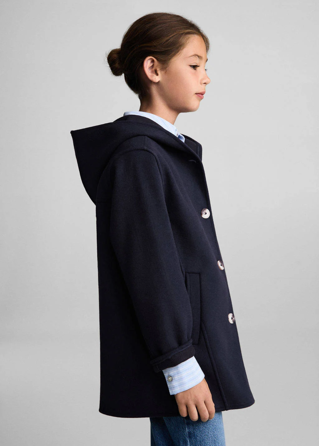 Mango Kids manteljas donkerblauw