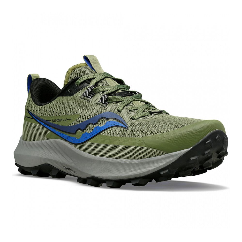 Saucony PEREGRINE 13 - Chaussures trail Homme glade/blk
