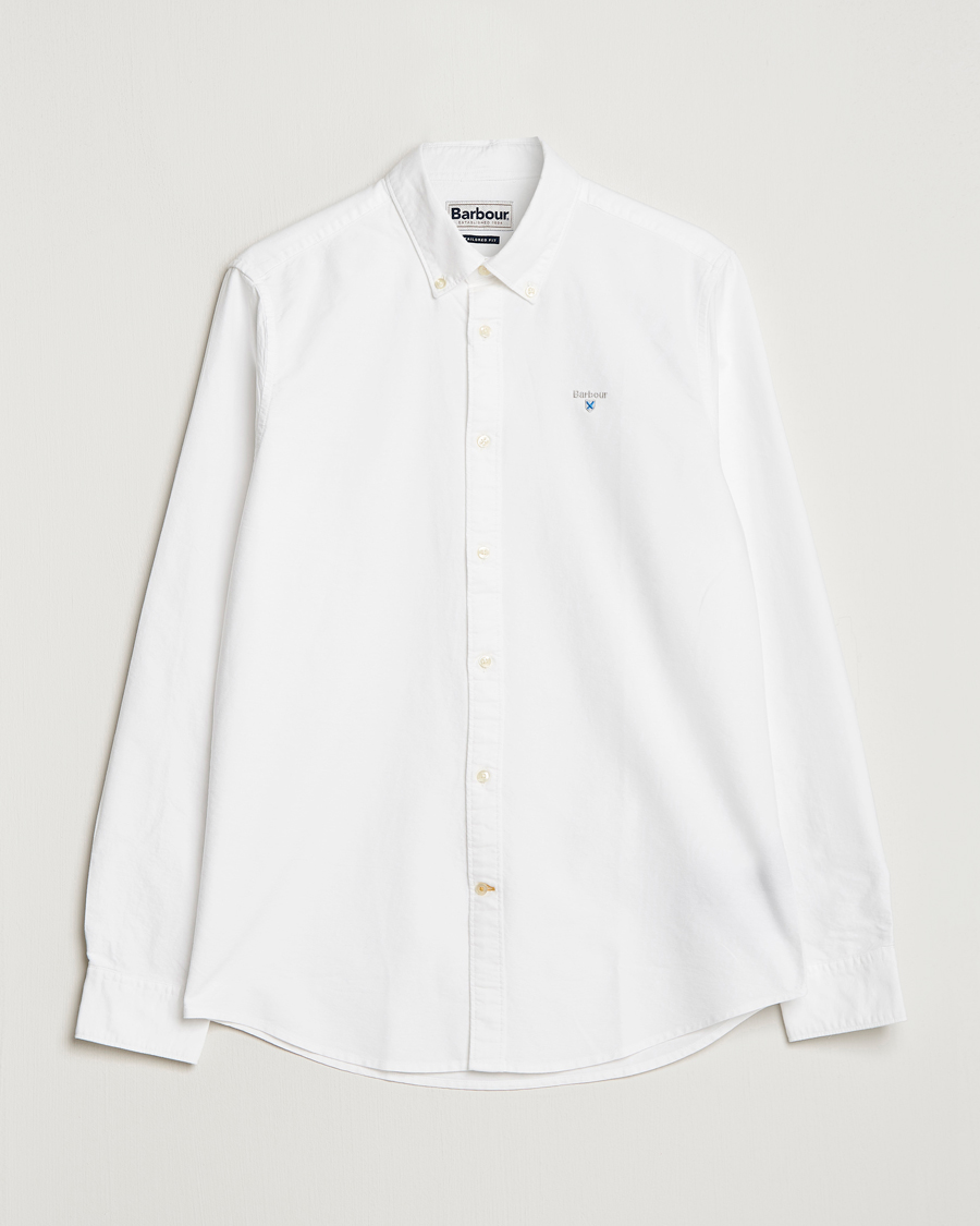 Barbour Lifestyle Tailored Fit Oxford 3 Shirt White