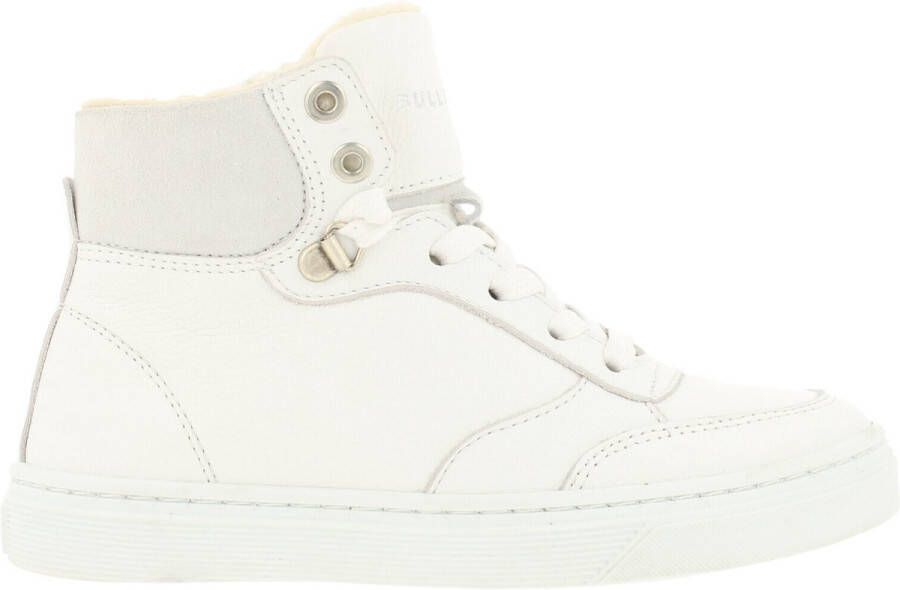 Bullboxer Aop510e6l Hoge sneakers Leren Sneaker Meisjes Wit