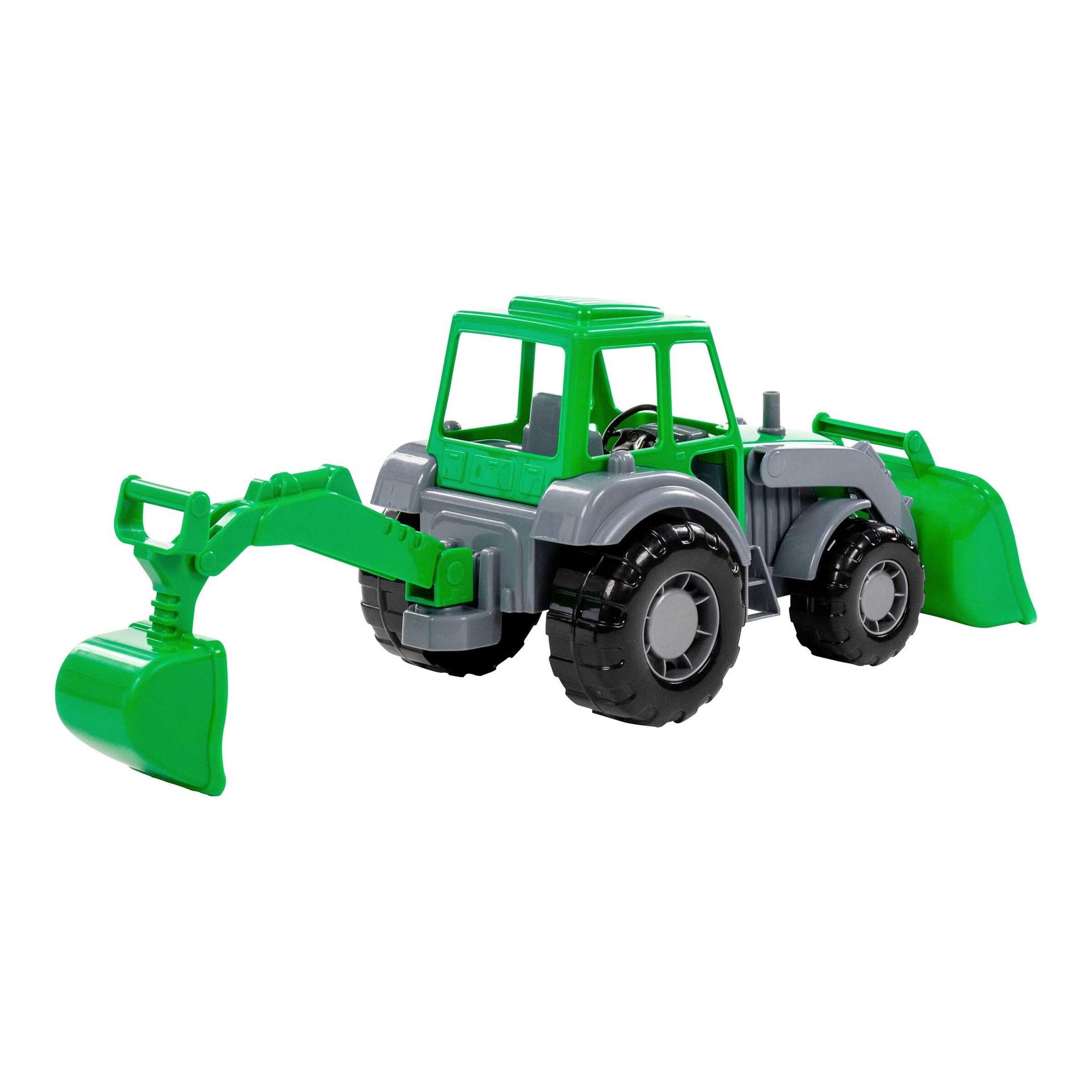 solini Traktor mit Heckbagger
