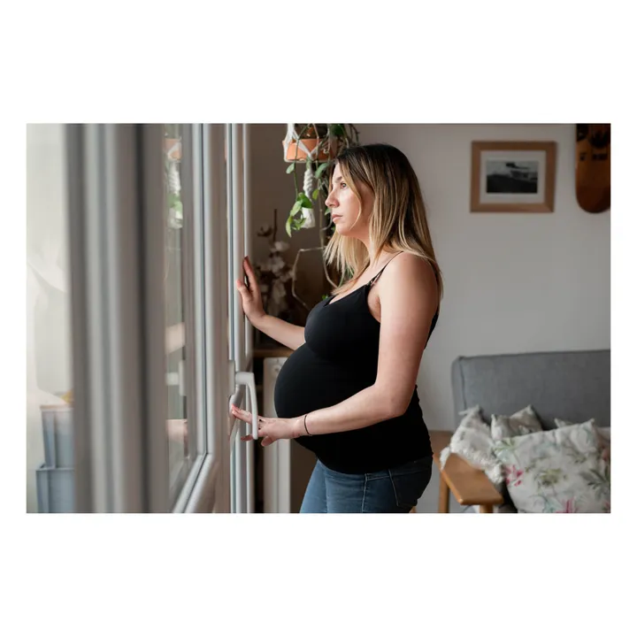 Mama Hangs Bandeau From Bump to Baby | Noir