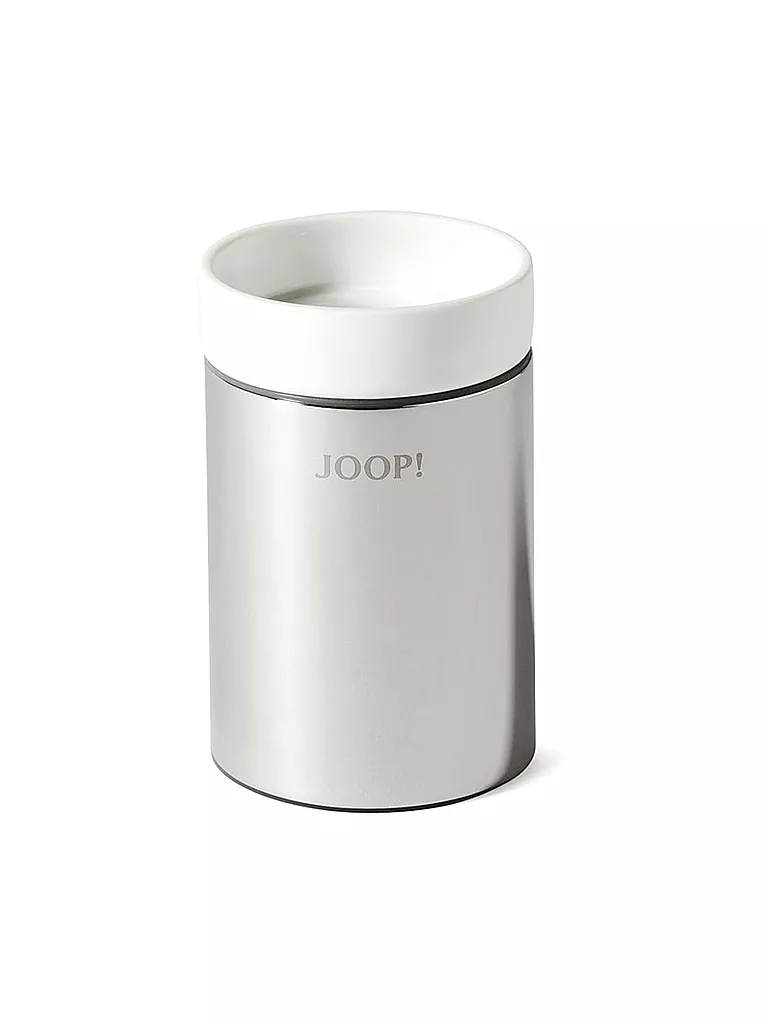 JOOP Mundbecher Chromeline 11cm silber
