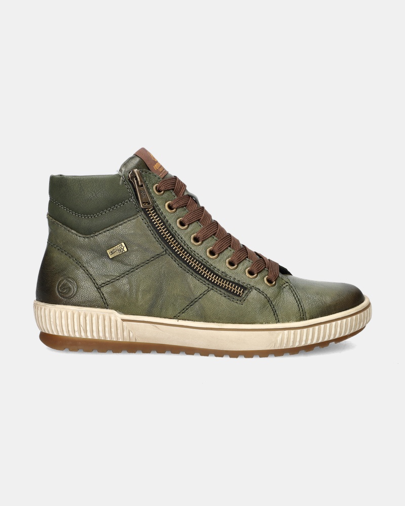 Remonte Hoge sneakers  - groen