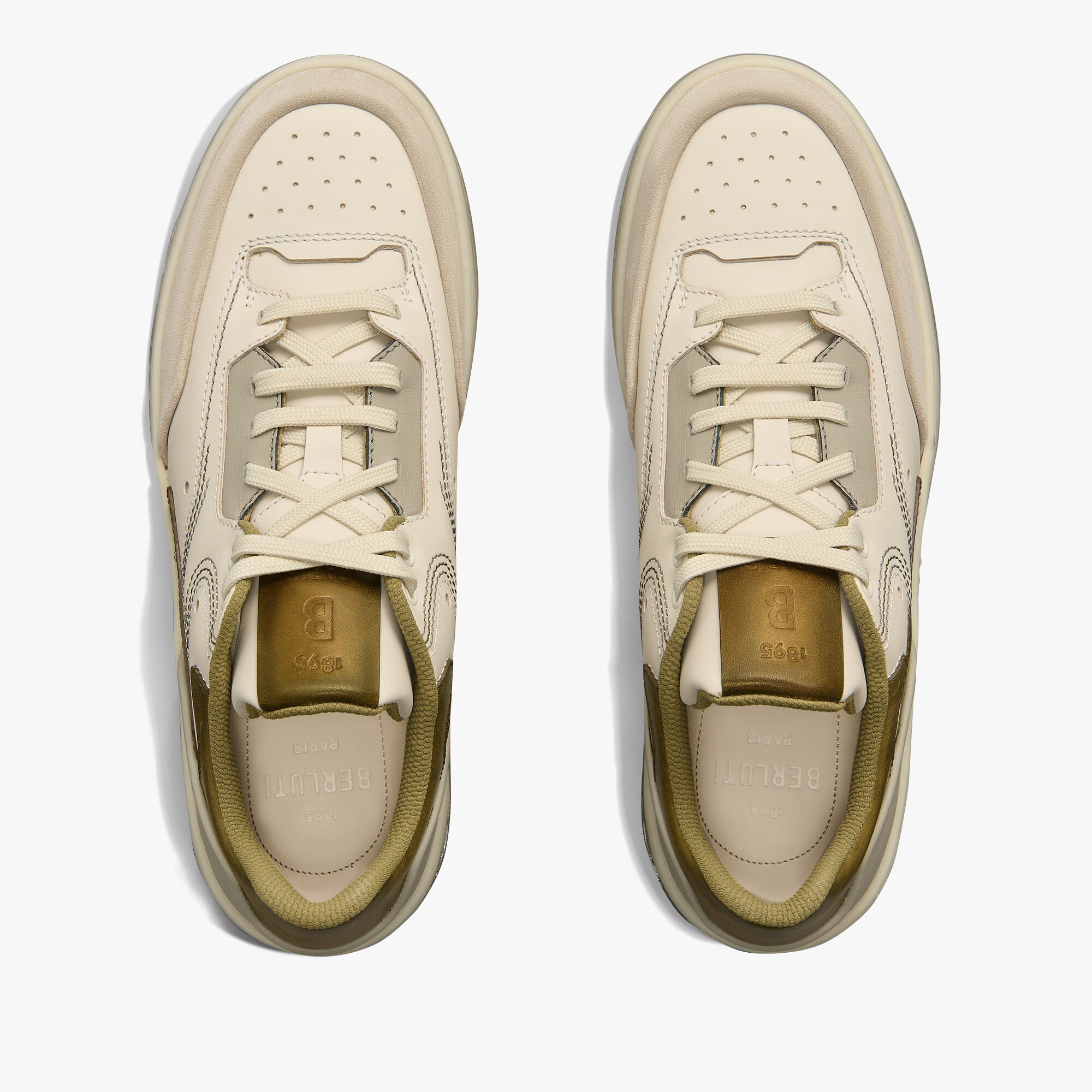 Sneaker Playoff En Cuir Scritto