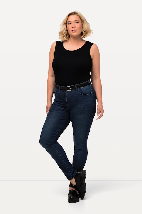Skinnyjeans Sarah, schmale 5-Pocket-Form, High Waist