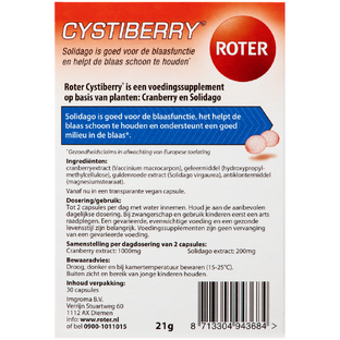 Roter Cystiberry Capsules 30CP
