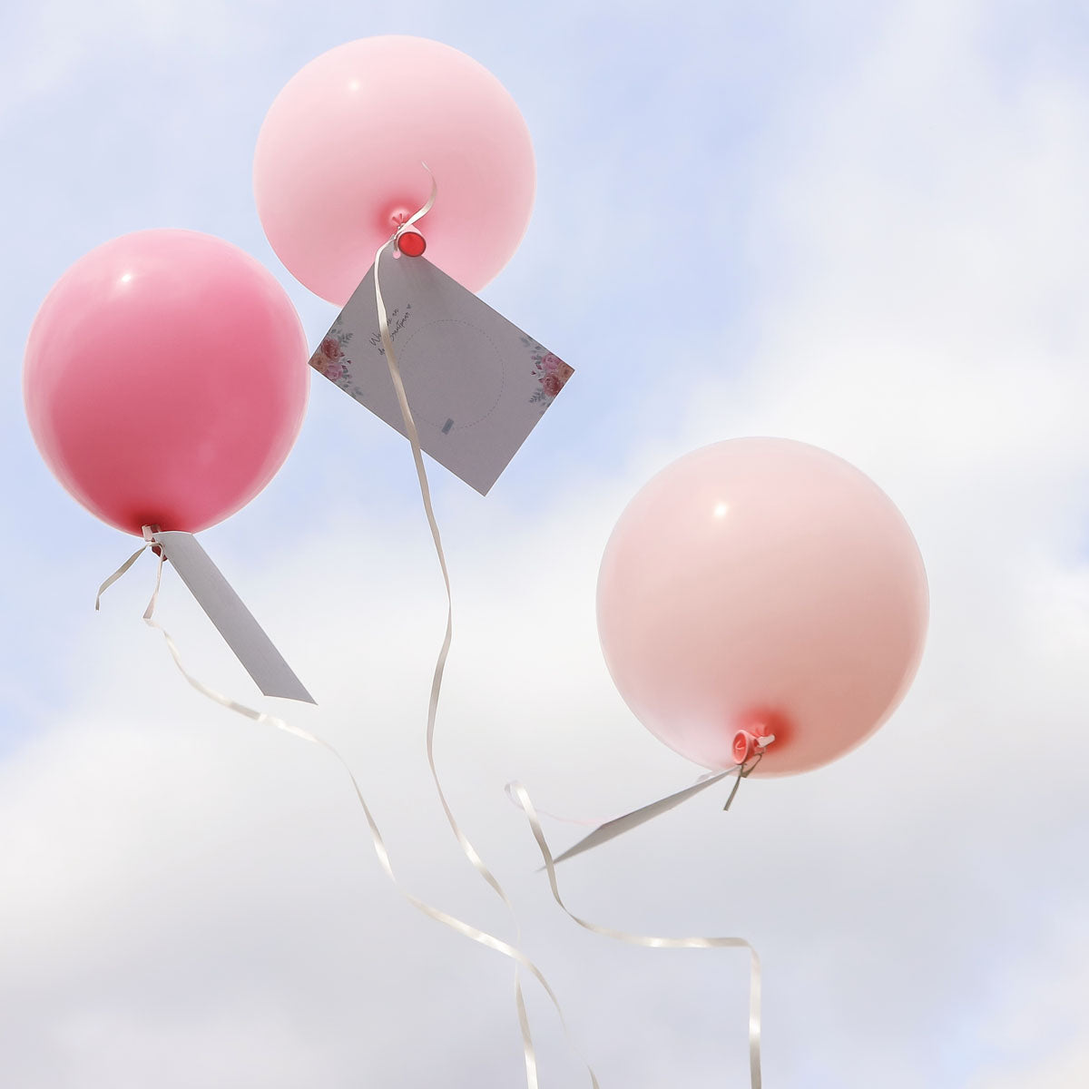 Ballonkarten „Hochzeitswünsche