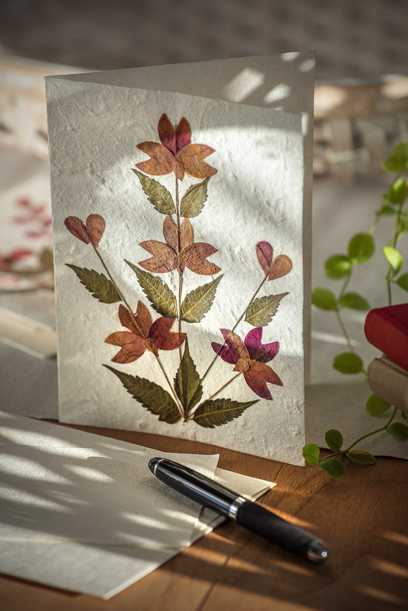 Grußkarte 'Blumen', mit Umschlag, H 18 cm, B 12,5 cm günstig bestellen