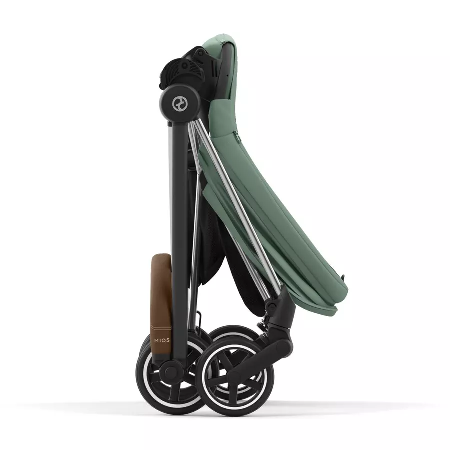 cybex PLATINUM Kombikinderwagen New Mios Chrome Brown Leaf Green