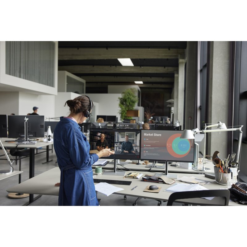 HP Poly Micro-casque Poly Savi 8420 Office stéréo DECT 1 880-1 900 MHz certifié Microsoft Teams