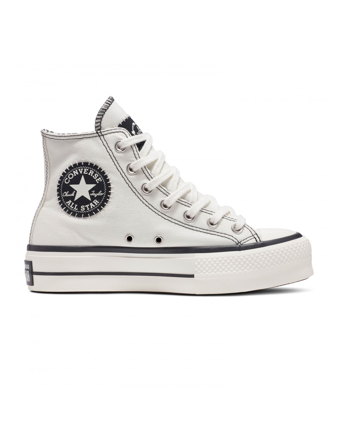 converse Sneakers femme ctas lift hi egret/egret/black