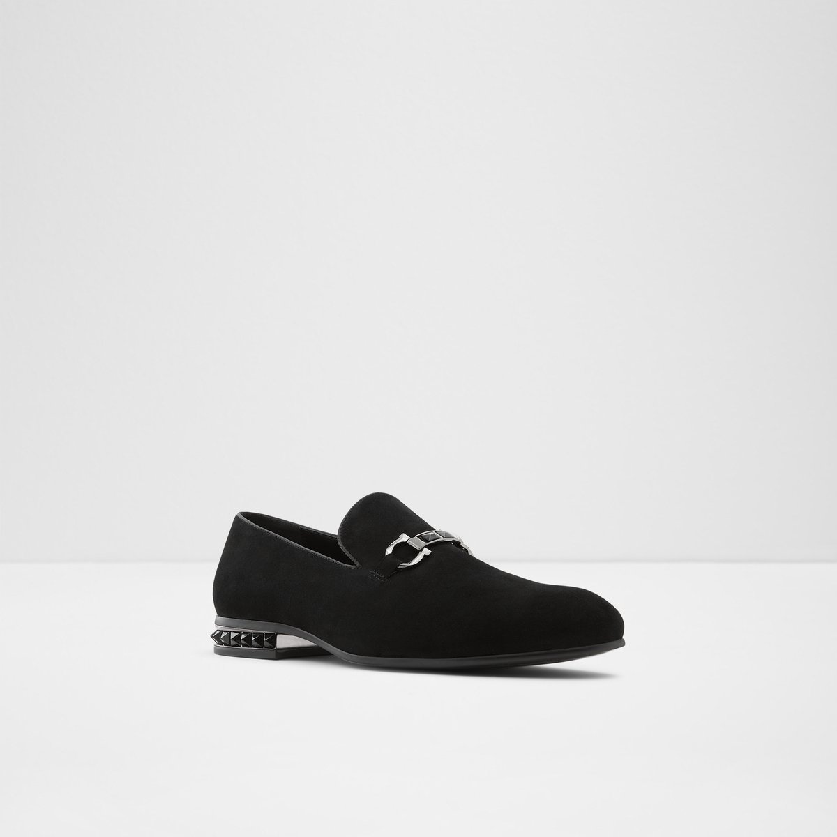 Bowtie Black Synthetic Suede Men Dress Shoes