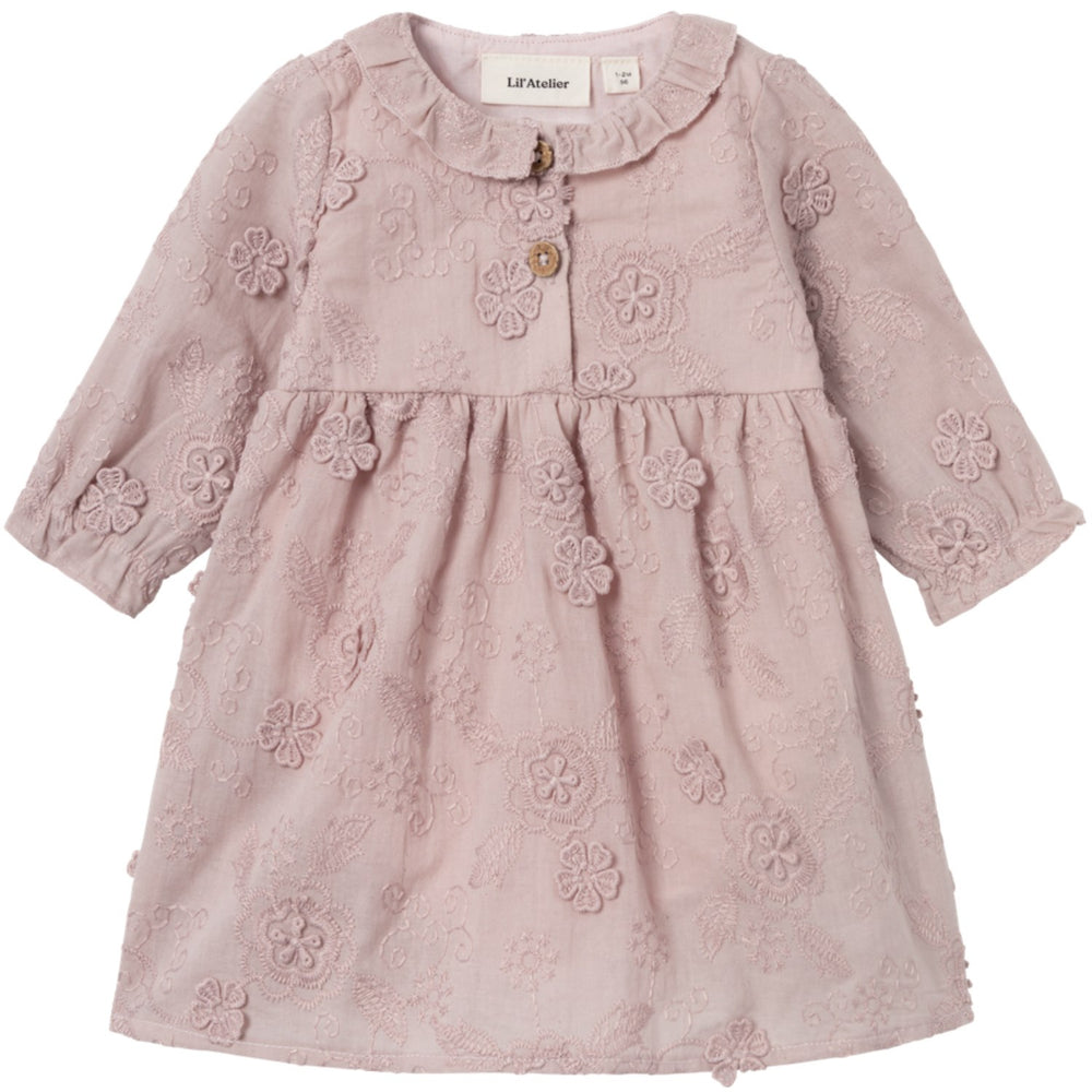 Køb Lil'Atelier Shadow Gray Odana Loose Body Kjole