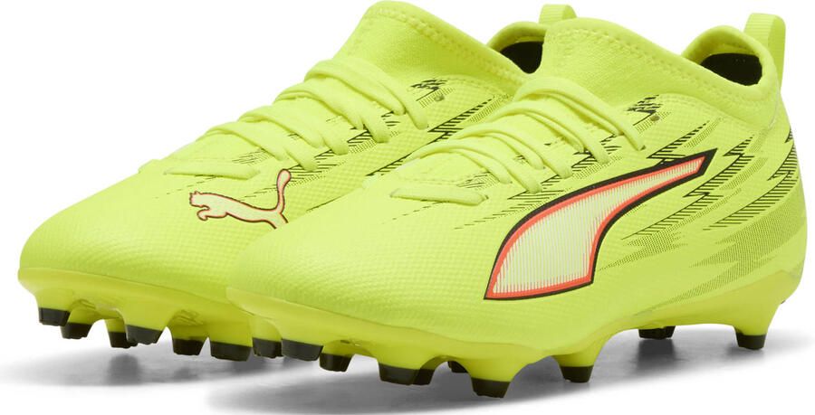 Puma Ultra 6 Match junior voetbalschoenen geel zwart