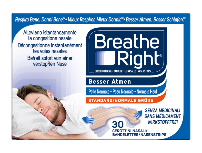 BREATHE RIGHT Nasenpflaster TAN<br>30 Stück, S/M