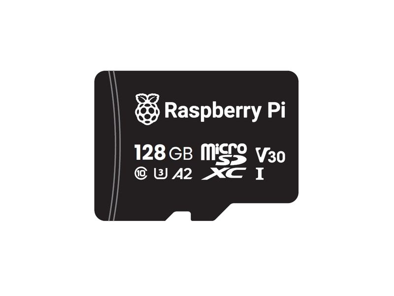 Raspberry Pi Micro SD Karte 128 GB Noobs, für Raspberry Pi Speicherkarte mit vorinstalliertem Betriebssystem für Raspberry Pi 5 Entwicklerboards