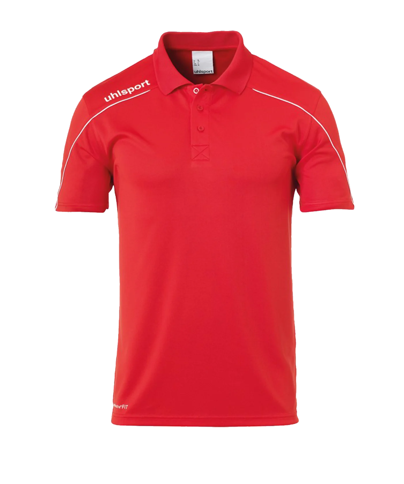 uhlsport Stream 22 Poloshirt Kids Rot Weiss F04
