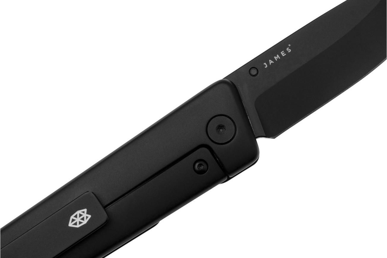 The James Brand The Chapter 2 KN127232-00 Black Titanium, PVD Black CPM S35VN zakmes