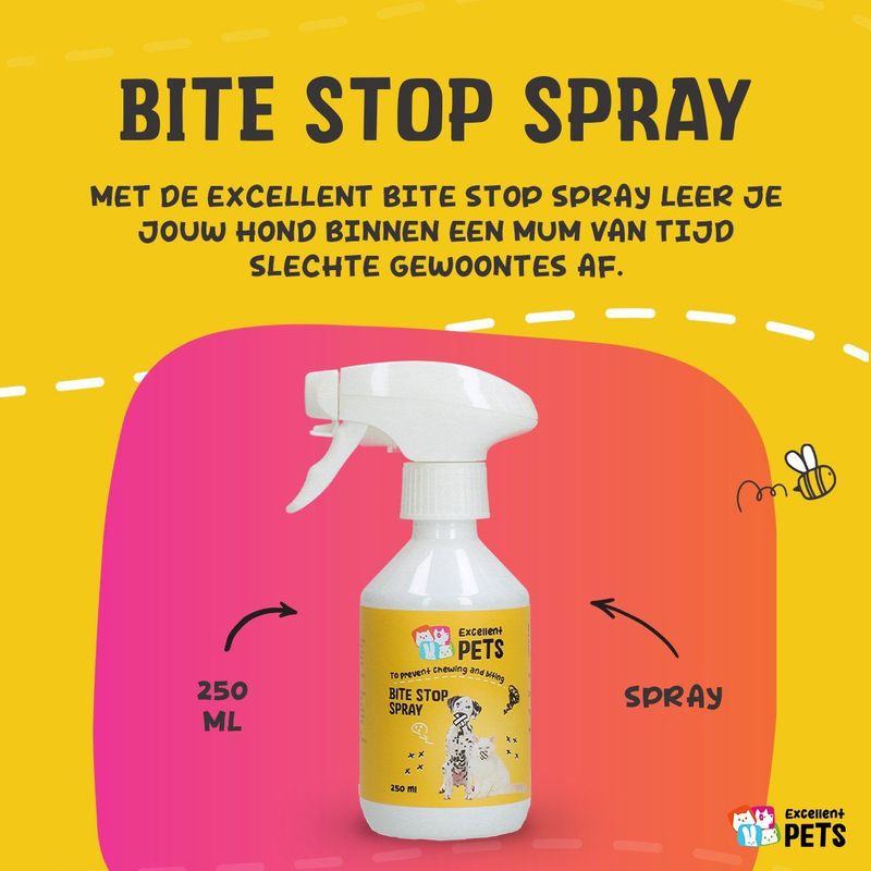 Excellent - Bite Stop Spray - Dierenverzorging - 200ml