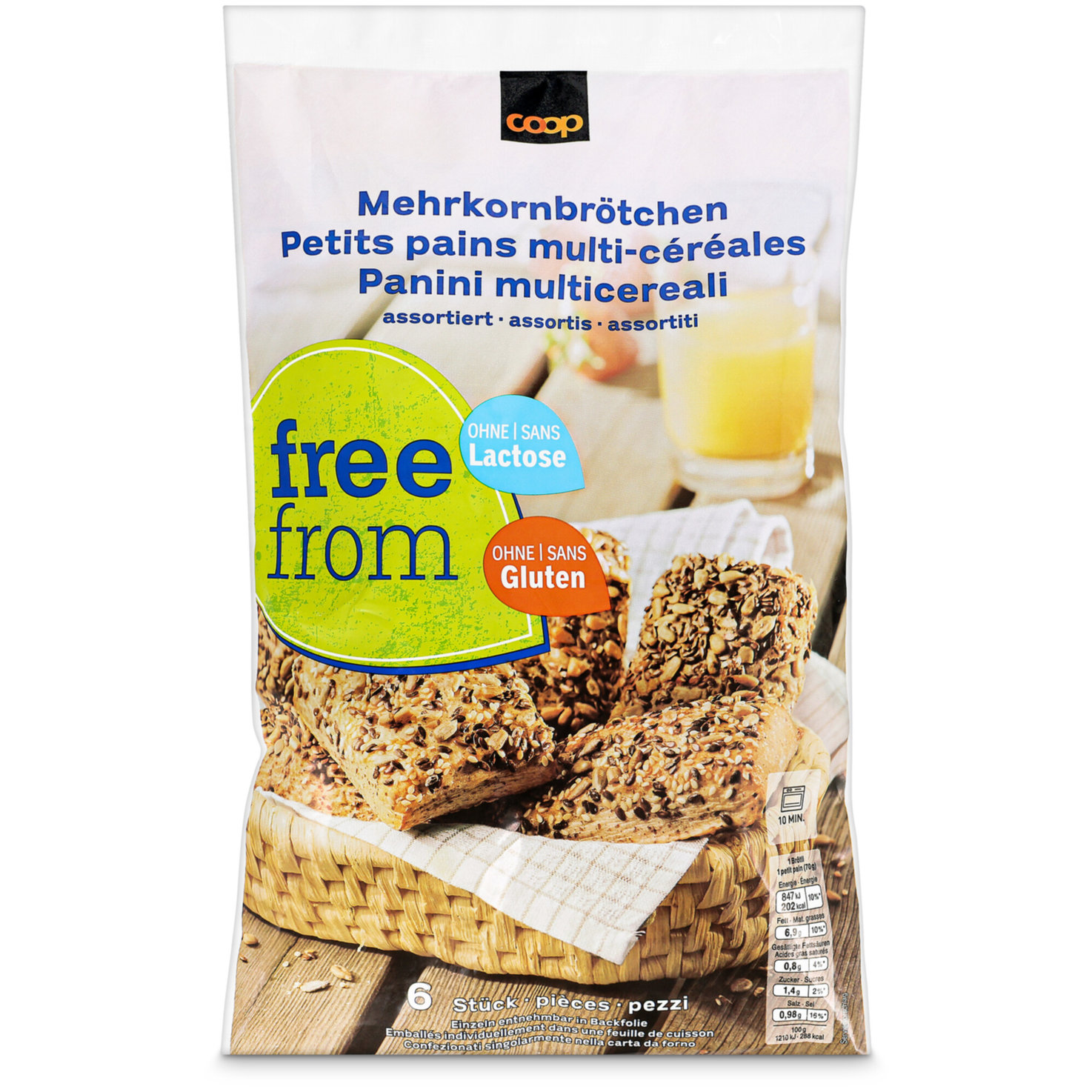 Free From Mehrkornbrötchen 6 Stück